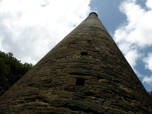Copley chimney from the base