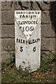 London Road milepost