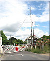 Level crossing by Eccles Road Station