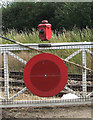 Eccles Road Station - crossing gates (detail)