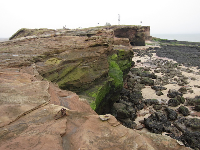 Hilbre Island's western cliffs © John S Turner :: Geograph Britain and ...