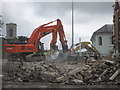 Destruction machines on Sir John Hawkins Flyover, Chatham