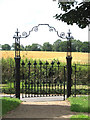 View from the churchyard gate