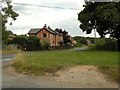 Houses along the B1066 at Boxted