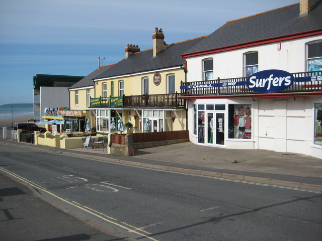 Shops in Westward Ho! © Philip Halling :: Geograph Britain and Ireland