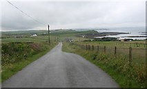 SH2987 : Tarred lane leading to Porth-yr-Afon by Eric Jones