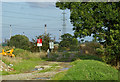 Minor Level Crossing near Ulceby Carr Farm