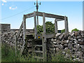NY7607 : Unusual stile on a footpath diversion by Stephen Craven