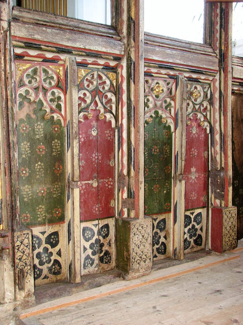 St Margaret's church - rood screen panels