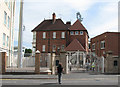 Trent Bridge Cricket Ground: pavilion and gates