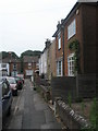 Looking along Nettles Terrace towards Dapdune Road