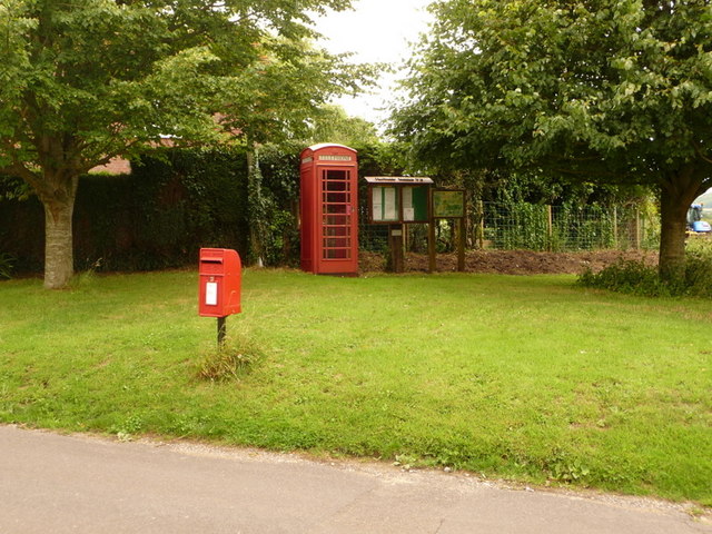Bedchester: postbox № SP7 37 and phone