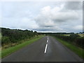 The A1107 heading towards Coldingham