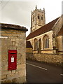 ST7818 : Marnhull: postbox № DT10 22, Schoolhouse Lane by Chris Downer