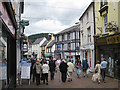 Saturday shoppers, Abergavenny