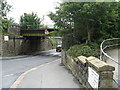 SD6922 : Railway Bridge over Atlas Road, Darwen, Lancashire by Richard Rogerson