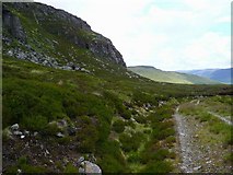 NN5424 : The southern crags of Creag Mac Ranaich by Gordon Brown