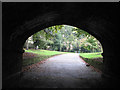 Nottingham Arboretum: through the tunnel under Addison Street