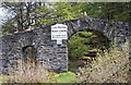 Clan MacNab burial ground entrance