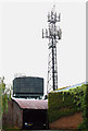 Telecommunications mast, Burnt Heath