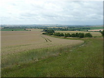 SU0764 : Looking across the Vale of Pewsey by Russel Wills