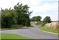 Looking west along Welsh Road at Entrance to Welsh Road Farm