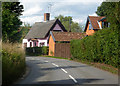 Lane and cottages at Mill Green