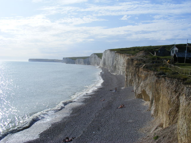 Cliffs from Birling Gap © PAUL FARMER cc-by-sa/2.0 :: Geograph Britain ...