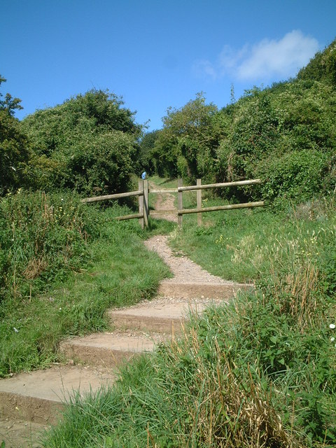 Path up towards Sand Point