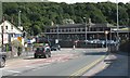 Road junction outside Bangor Railway Station