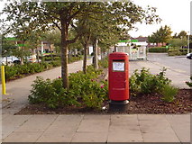SZ0294 : Canford Heath: postbox № BH17 398, Neighbourhood Centre by Chris Downer