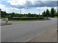 TQ1627 : Roundabout at entrance to Business Park by Dave Spicer