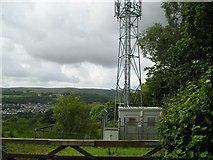 SN6814 : Masts above Glanaman by Marion Phillips
