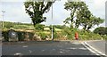 Road junction at the entrance to Dartmoor