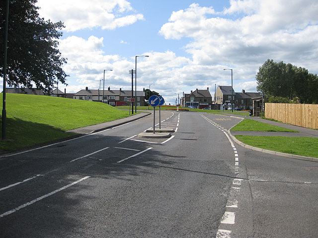 Approach to Number One roundabout