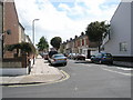 Looking from Clovelly Road into Woodmancote Road