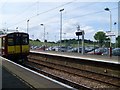 Neilston train leaves Patterton station