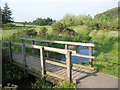 Footbridge over the Humbleton Burn