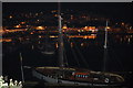 Brixham harbour at night