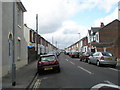 Looking westwards along Westfield Road