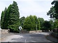 Private road to Whitecraigs Bowling Club