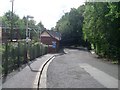 Road down to Whitecraigs railway station