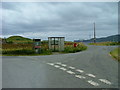 Road junction at Harlosh