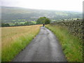 Footpath and road to Dryburn Side