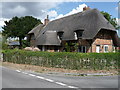 SU4344 : Longparish - Thatched Cottage by Chris Talbot