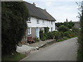 Thatched cottages at Treworthal