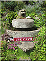 Water feature, Usk Castle