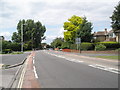 Looking westwards along Bury Road