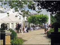 TQ1872 : The Terrace at Pembroke Lodge, Richmond Park by Chris Reynolds