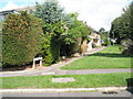 Path running up the western side of Laurence Green